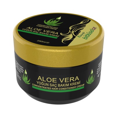 Bitkiselce Aloe Vera Yoğun Saç Bakım Kremi (MASKE)