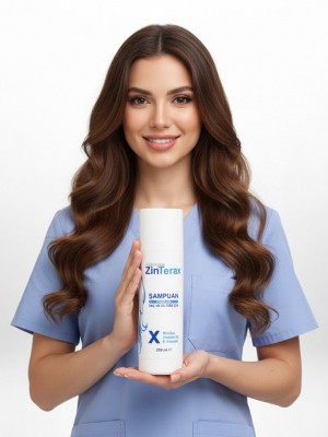ZinTerax Şampuan Problemli Saç ve Ciltler için - Güçlü Formül - Biozinc, B5 ve E Vitaminli Bakım